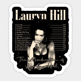 Lauryn Hill Fugees The Famous Vintage Retro Rock Rap Hiphop Sticker